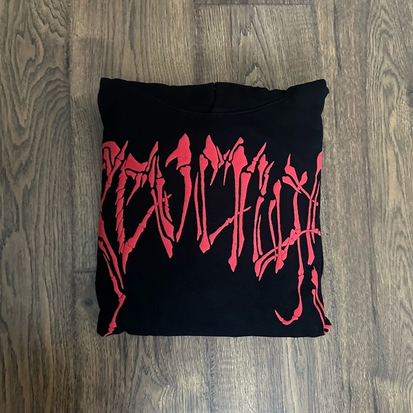 REVENGE Official RED SKULL HOODIE XXL New in Packaging - Picture 4 of 7